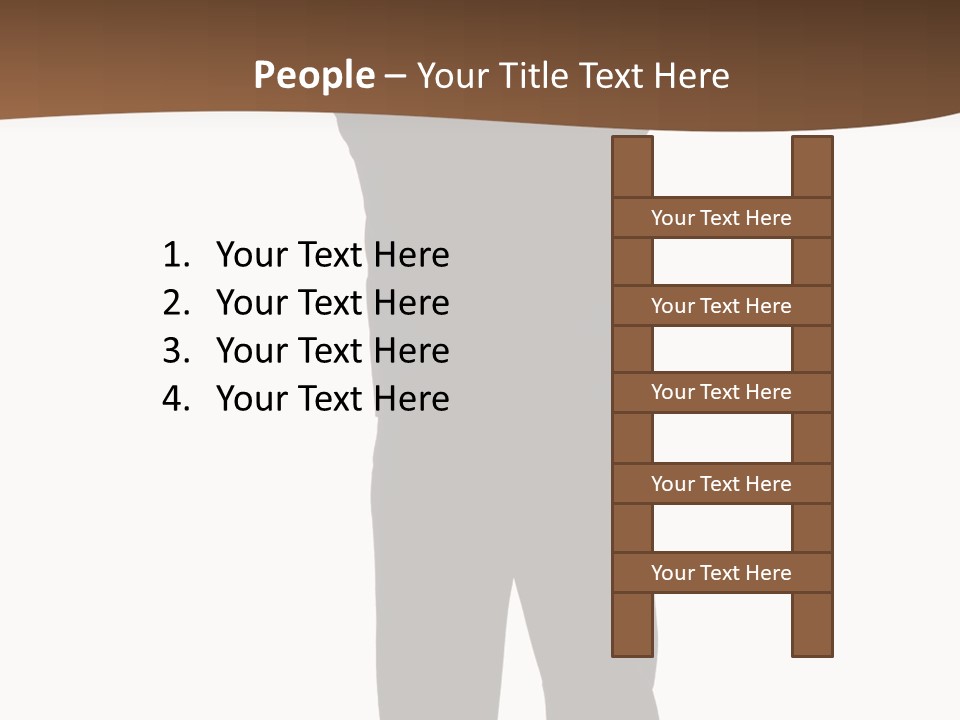 Confident Suit Executive PowerPoint Template