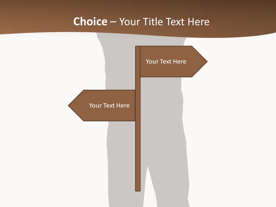 Confident Suit Executive PowerPoint Template