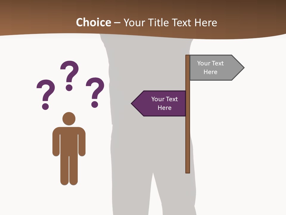 Confident Suit Executive PowerPoint Template