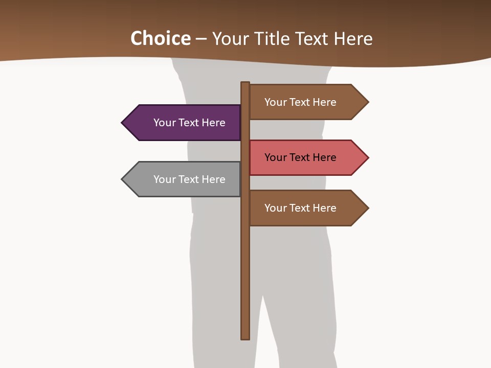 Confident Suit Executive PowerPoint Template