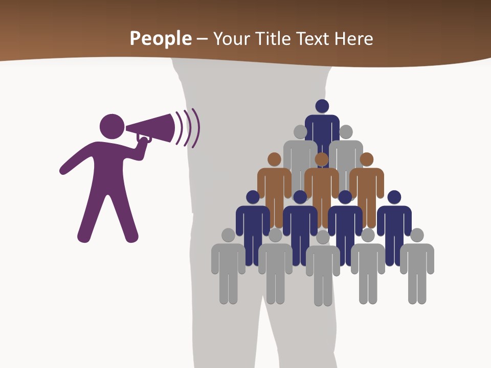 Confident Suit Executive PowerPoint Template