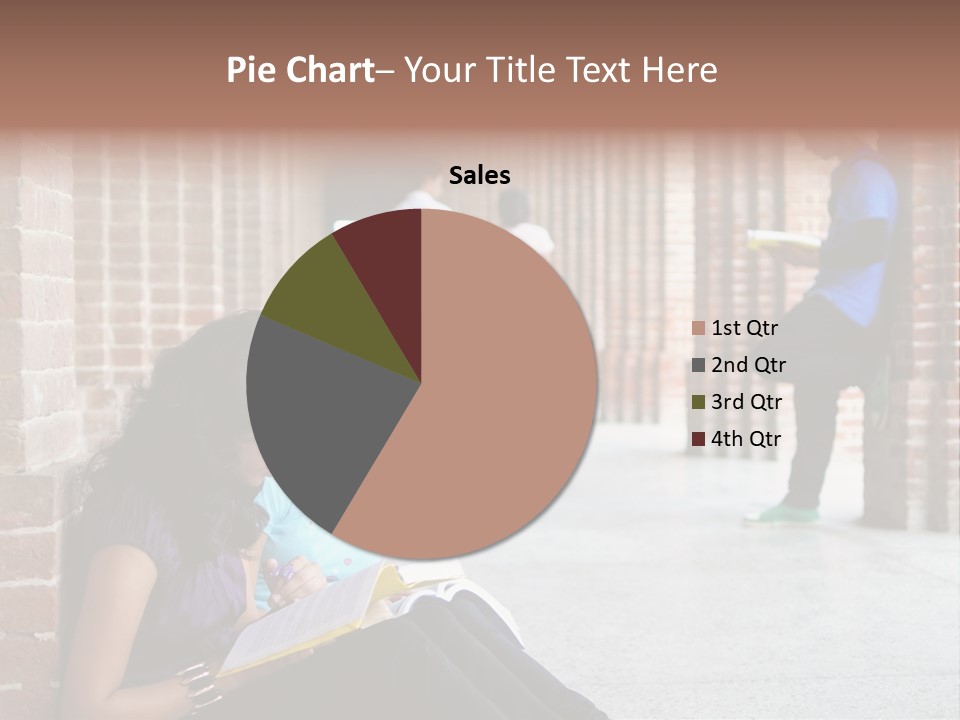Girls Course Students PowerPoint Template