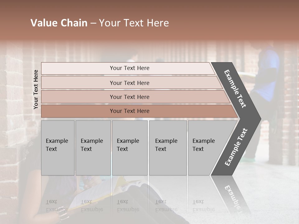 Girls Course Students PowerPoint Template