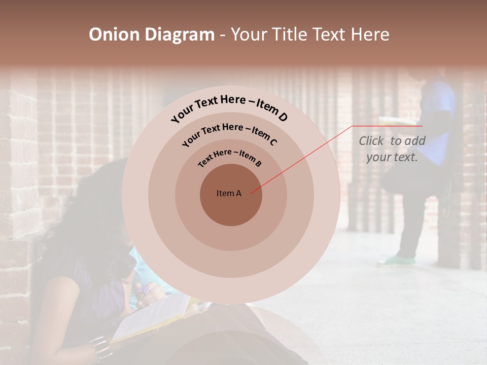 Girls Course Students PowerPoint Template
