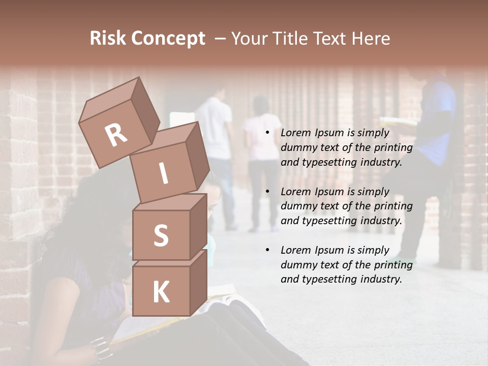 Girls Course Students PowerPoint Template