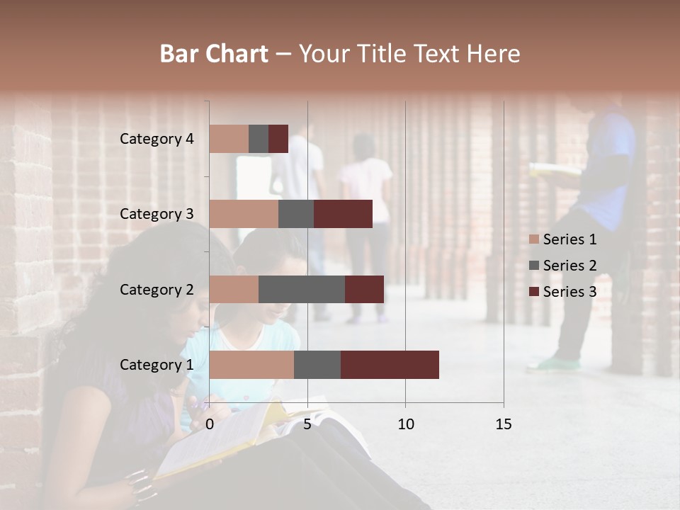 Girls Course Students PowerPoint Template