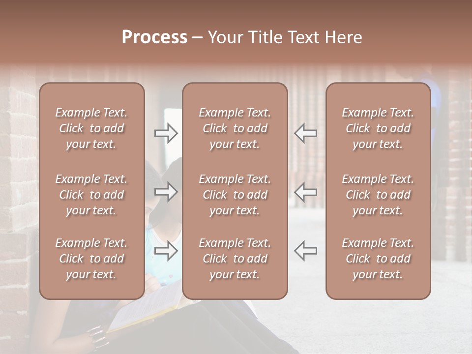 Girls Course Students PowerPoint Template