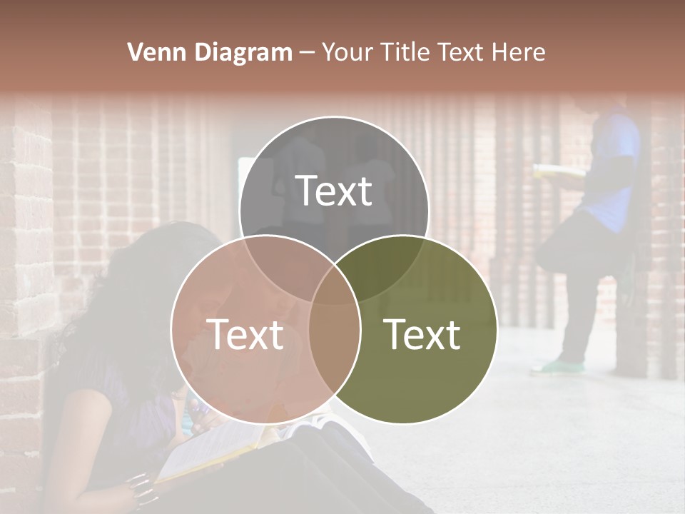 Girls Course Students PowerPoint Template