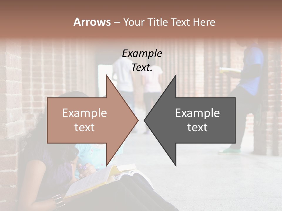 Girls Course Students PowerPoint Template