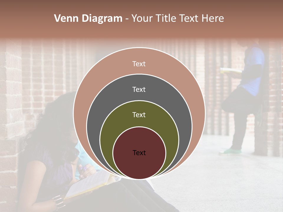 Girls Course Students PowerPoint Template