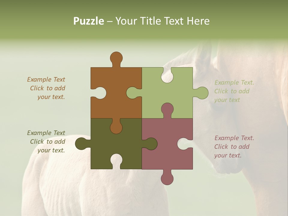 Mare Race Nature PowerPoint Template