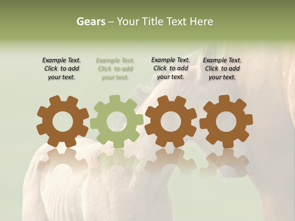 Mare Race Nature PowerPoint Template