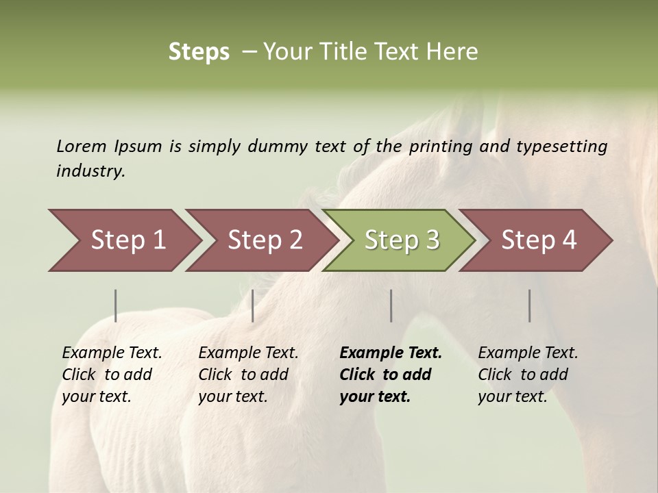 Mare Race Nature PowerPoint Template