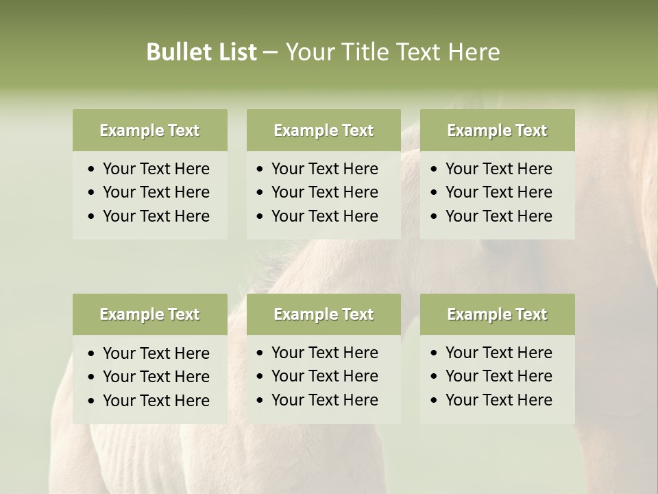 Mare Race Nature PowerPoint Template