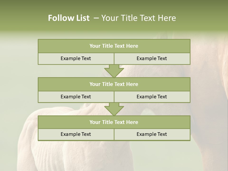 Mare Race Nature PowerPoint Template