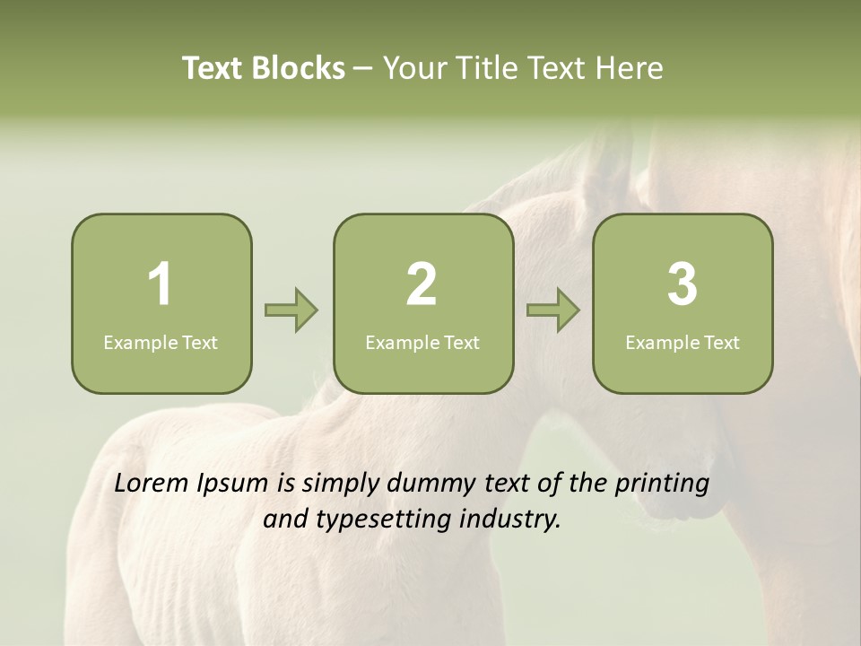 Mare Race Nature PowerPoint Template