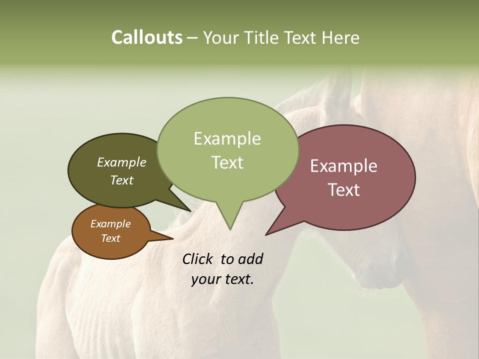 Mare Race Nature PowerPoint Template