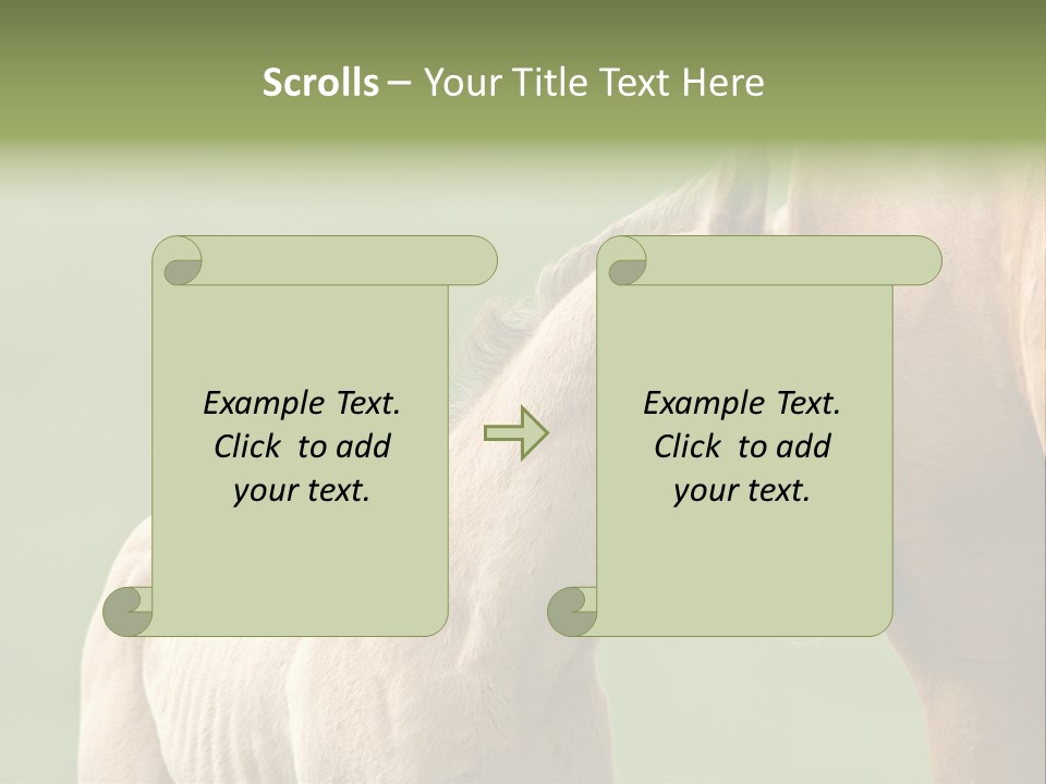 Mare Race Nature PowerPoint Template