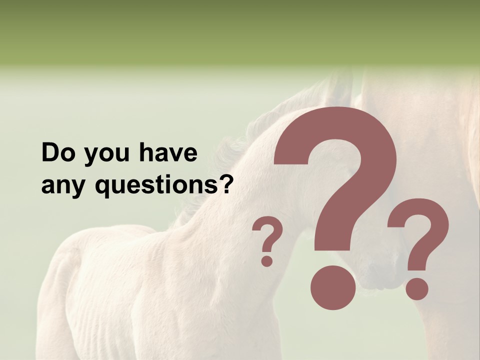 Mare Race Nature PowerPoint Template