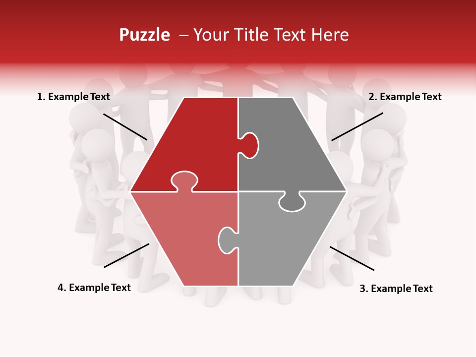 Together Assistance Crowd PowerPoint Template