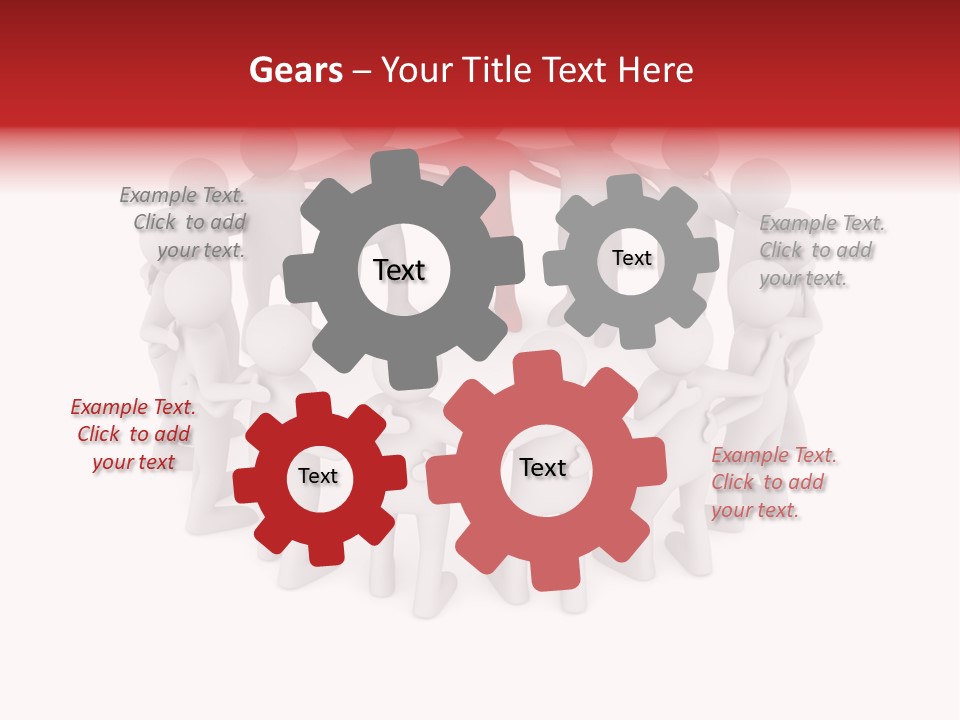 Together Assistance Crowd PowerPoint Template