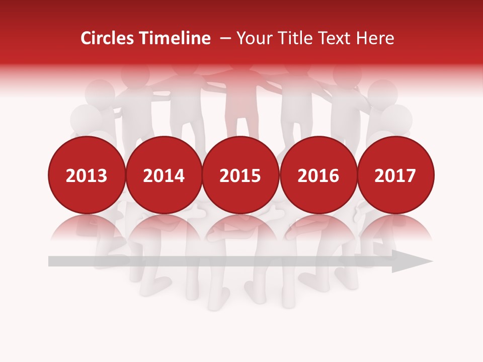 Together Assistance Crowd PowerPoint Template