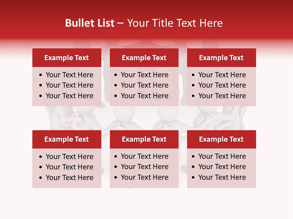 Together Assistance Crowd PowerPoint Template