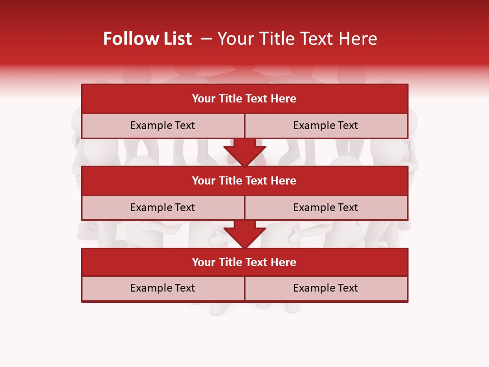 Together Assistance Crowd PowerPoint Template