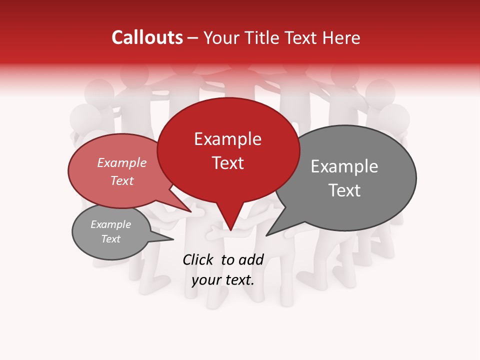 Together Assistance Crowd PowerPoint Template