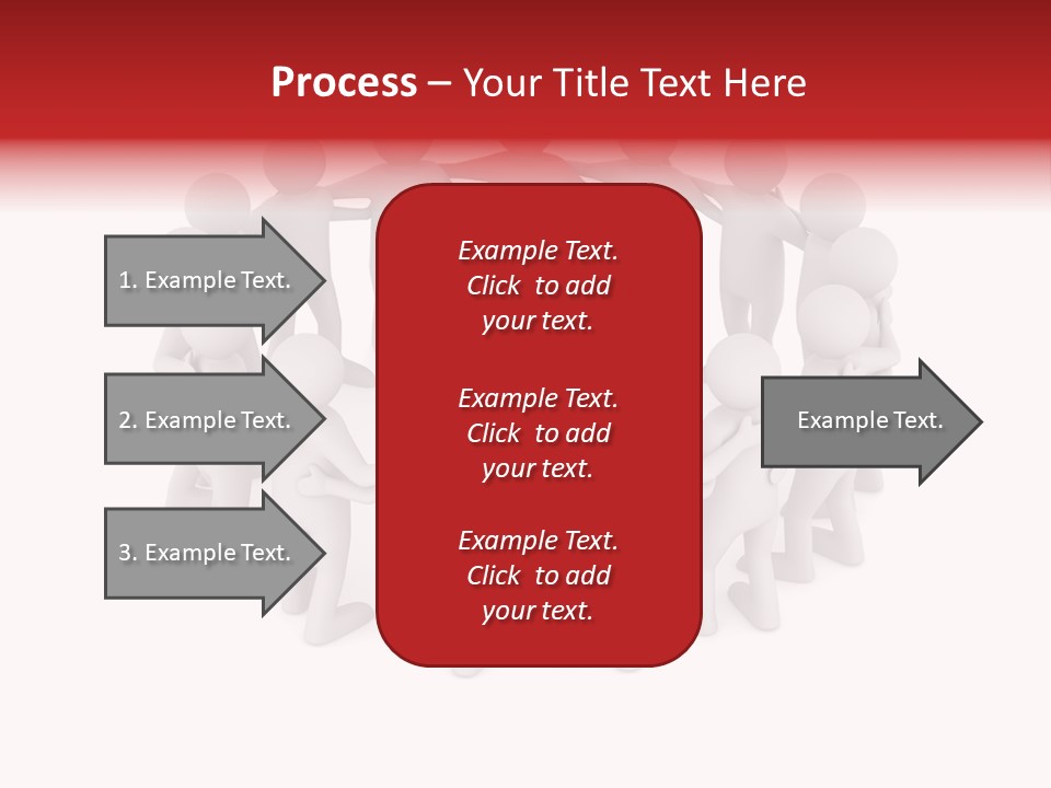 Together Assistance Crowd PowerPoint Template