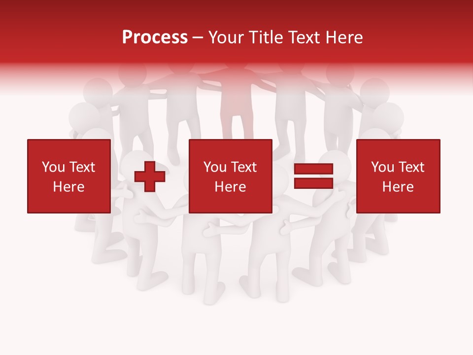 Together Assistance Crowd PowerPoint Template