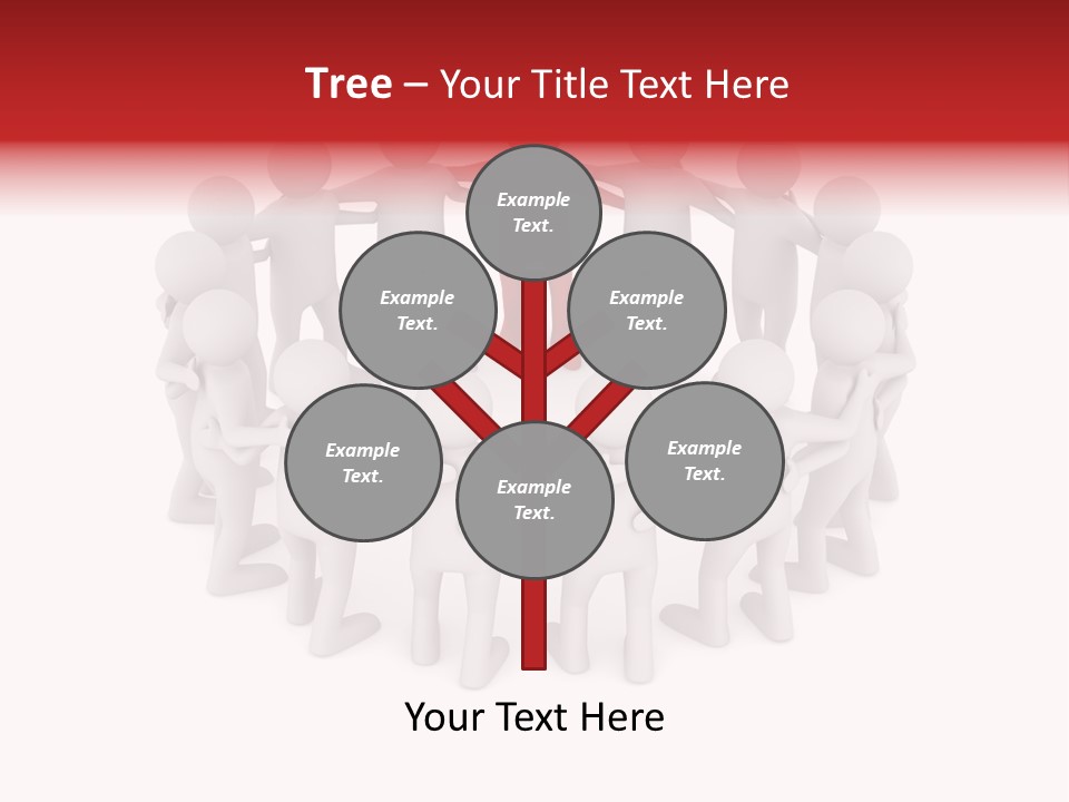 Together Assistance Crowd PowerPoint Template