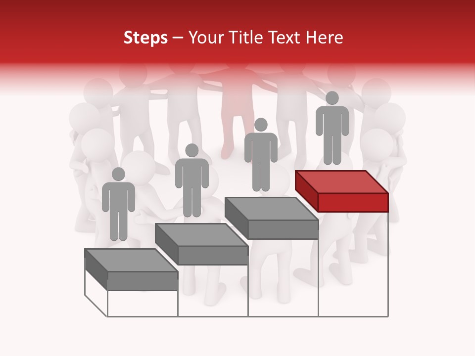 Together Assistance Crowd PowerPoint Template