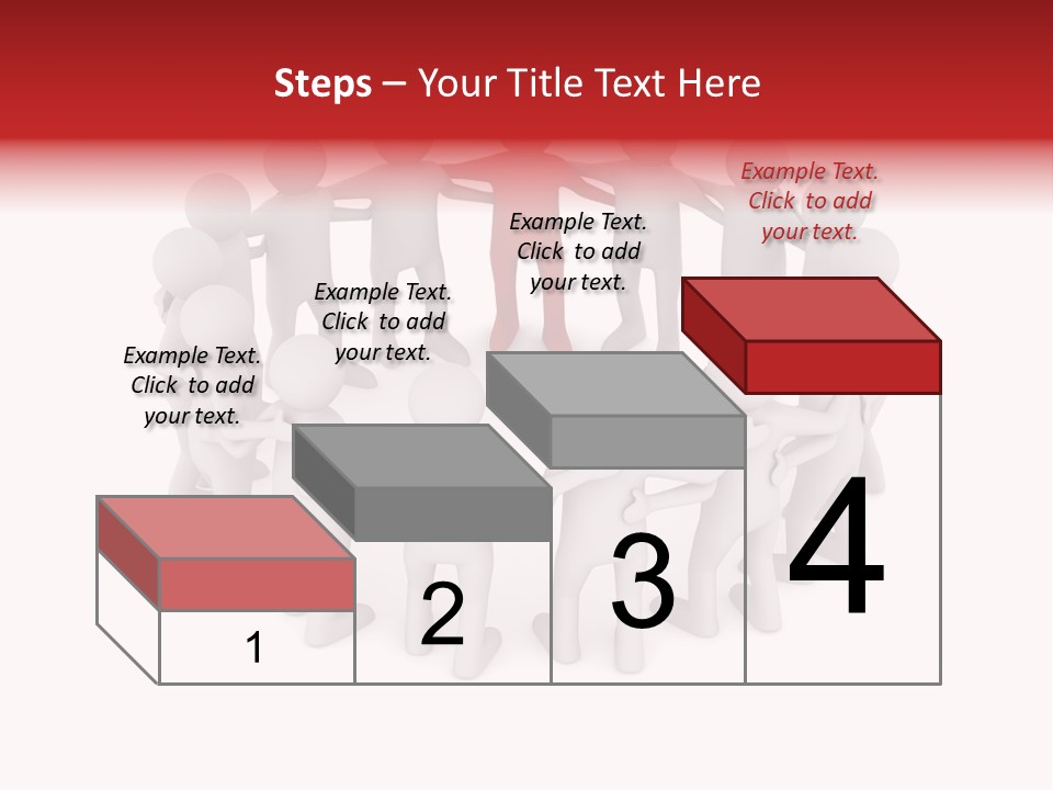Together Assistance Crowd PowerPoint Template