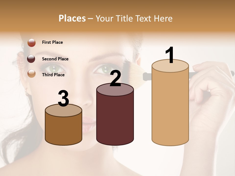 Girl Portrait Vogue PowerPoint Template