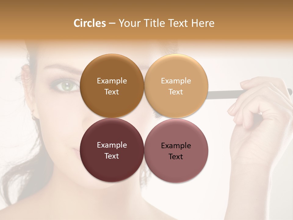 Girl Portrait Vogue PowerPoint Template