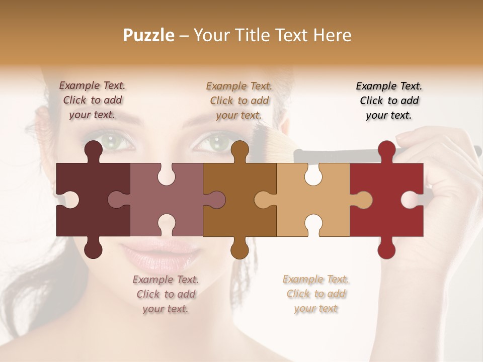 Girl Portrait Vogue PowerPoint Template