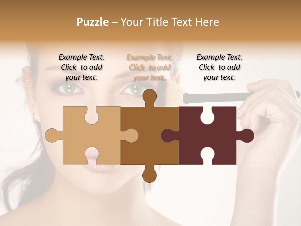 Girl Portrait Vogue PowerPoint Template