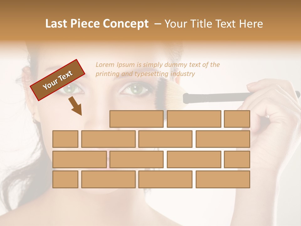 Girl Portrait Vogue PowerPoint Template