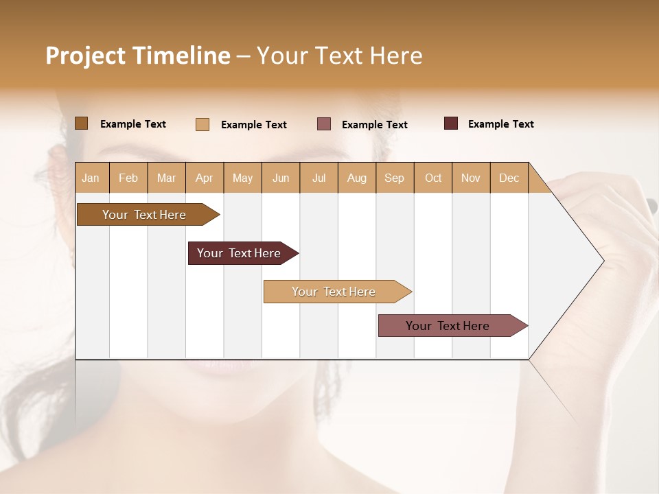 Girl Portrait Vogue PowerPoint Template