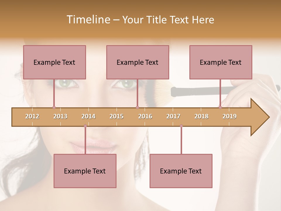 Girl Portrait Vogue PowerPoint Template