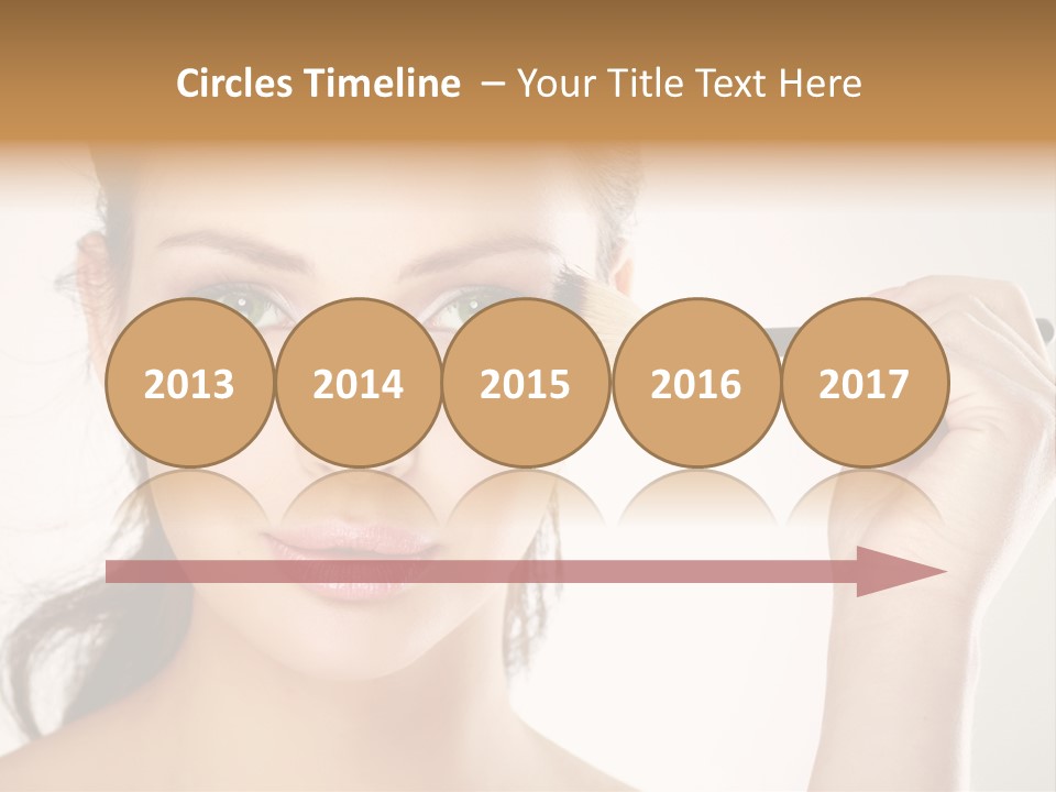 Girl Portrait Vogue PowerPoint Template