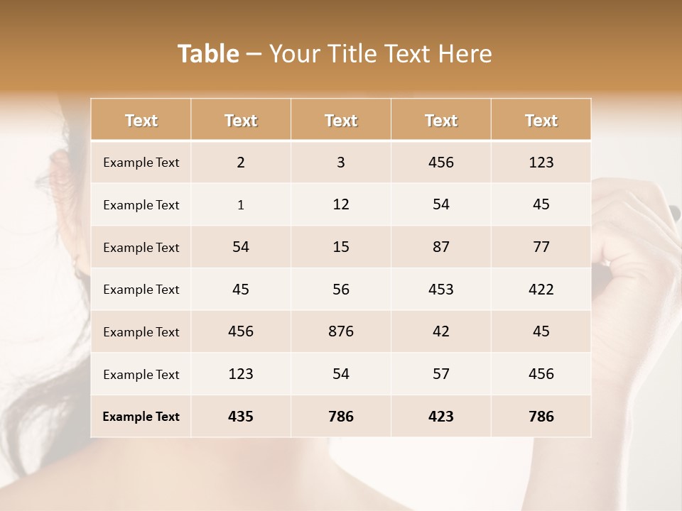 Girl Portrait Vogue PowerPoint Template