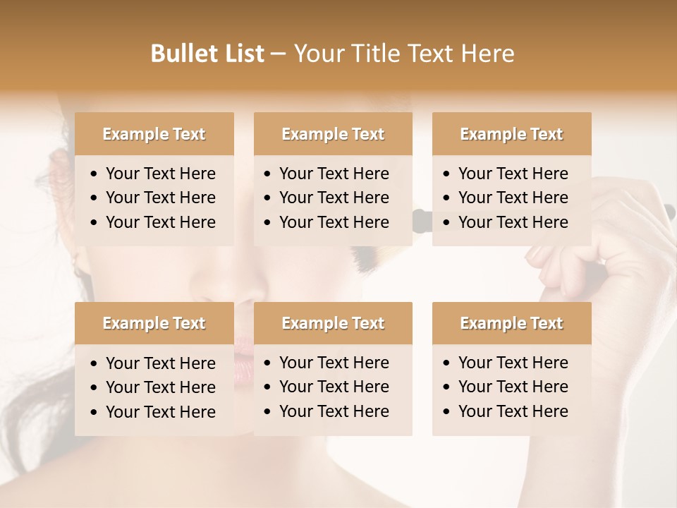 Girl Portrait Vogue PowerPoint Template