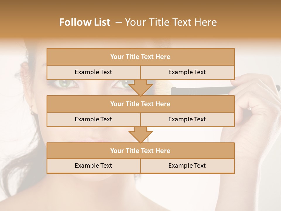 Girl Portrait Vogue PowerPoint Template