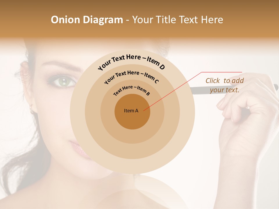 Girl Portrait Vogue PowerPoint Template