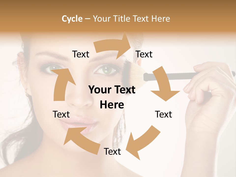 Girl Portrait Vogue PowerPoint Template