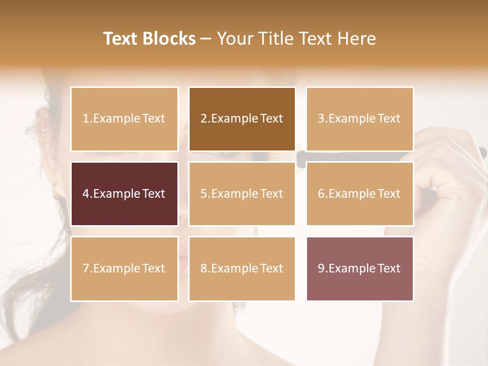 Girl Portrait Vogue PowerPoint Template