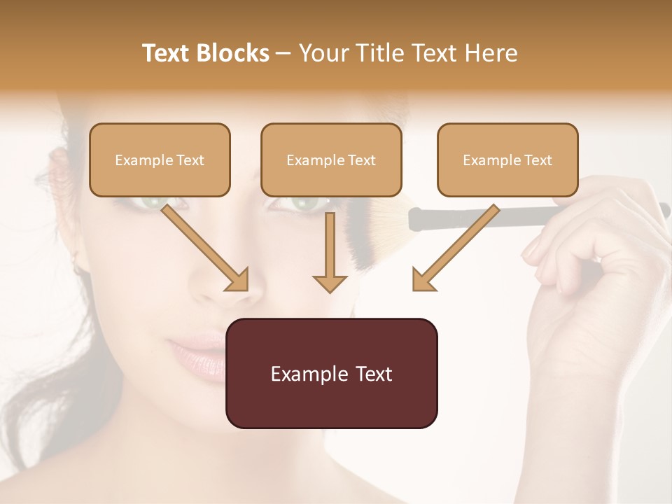 Girl Portrait Vogue PowerPoint Template