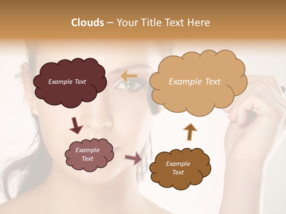 Girl Portrait Vogue PowerPoint Template